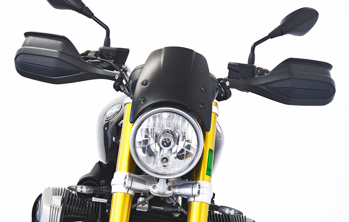 BMW R nineT- ADVance Guard Multi-functional hand guards with Cold Weather Sliding Shield setting