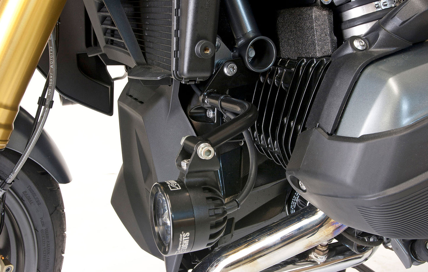 MaMo LED Light Bars on BMW R1200R 