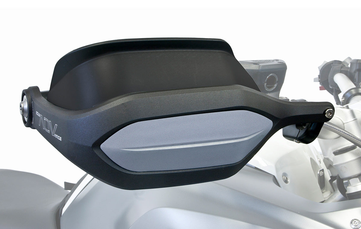 ADVance Guard Multi-functional hand guards - Cold weather Sliding Shield position.