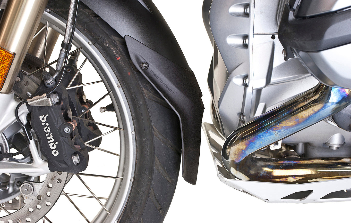 Avant Front Fender Extension mounted to BMW R1200 GS 